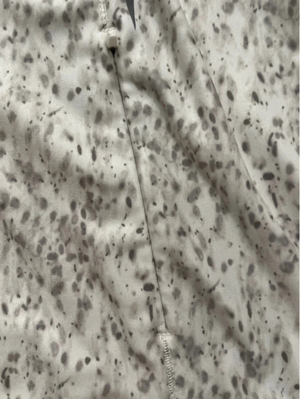 Calia Half Zip Cream and Gray Long Sleeve Fitted Shirt - Picture 7 of 8